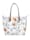 Taschenherz Shopper met bloemenprint, Offwhite/Multicolor