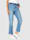MIAMODA Jeans med glidelås i benkanten, Blue stone