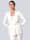 Alba Moda Cardigan mit Bindegürtel, Off-white