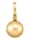 Diemer Perle Anhänger mit Süßwasser-Zuchtperle und Saphir in Gelbgold 585, Gelb
