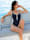 Lidea Badeanzug mit Shape-Effekt, Marineblau/Weiß