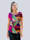 Alba Moda Shirt im farbenfrohem Design, Rot/Schwarz