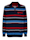 Roger Kent Sweatshirt mit feiner Ripp-Struktur, Marineblau/Rot/Blau