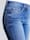 Jeans mit Strass-Steinchenapplikation am Saumabschluss