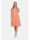 Vera Mont Sommerkleid mit überschnittenen Ärmeln, Orange/Pink