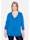 Sheego Poloshirt mit farbigen Akzenten und 7/8-Ärmel, lagune