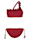 Opera Bikini im Oneshoulder-Style, Rot
