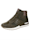 Remonte Sneaker van een chique materialenmix, Kaki/Zilvergrijs