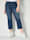 Dollywood Jeans mit offenem Saum, Blue stone