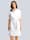 Alba Moda Leinenkleid aus reiner Leinenqualität, Weiß