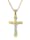 trendor Kruzifix Gold 333/8 Karat mit plattierter Halskette, Multicolor