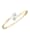 Smart Jewel Armspange flexibel, mit Zirkonia Steinen, Silber 925, Silber - vergoldet Bicolor