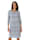 AMY VERMONT Kleid mit grafischem Muster allover, Hellblau/Taupe