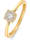 CHRIST C-Collection Damen-Damenring 13 Diamant, gelbgold