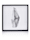 impré Wandbild 45x45 cm, Weiß/Schwarz