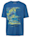 John F. Gee T-shirt med tryck, Blå