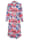 MIAMODA Blusenkleid mit Bindegürtel, Weiß/bedruckt
