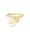 CAI Ring 925/- Sterling Silber ohne Stein Glänzend, gelb