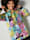 Janet & Joyce Sweatshirt aus reiner Baumwolle, Multicolor