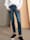 Jeans mit Strasssteinchen