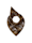 Codello PEANUTS Dreieckstuch mit Karo-Muster, brown