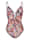 Olympia Badeanzug mit attraktivem geschnürtem Ausschnitt, Rosé