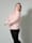 Sara Lindholm Shirt mit Streifenmuster, Pink/Off-white