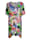 MIAMODA T-shirt long à imprimé mode, Multicolore