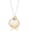 Elli Halskette Herz-Muschel Plättchen Anhänger Trend 925 Silber, Gold