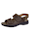 Jomos Sandale aus weichem Nubukleder, Dunkelbraun