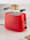 Automatik-Toaster 21133, für 2 Brotscheiben, rot