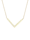Halskette V-Kette Kristalle 925 Silber
