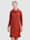Dress In Kleid mit breitem Rollkragen, Terracotta