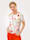 MONA Shirt mit Blumen-Motiv, Ecru/Multicolor
