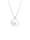 Halskette Organic Shape Synthetischer Opal Trend 925 Silber