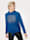 MONA Sweatshirt mit Raglanärmeln, Blau