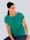 Alba Moda Bluse mit aufgesetzter Brusttasche, Grün