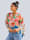 Alba Moda Tunikabluse mit Schlitzen am Arm, Multicolor