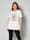 Sara Lindholm Shirt met glittereffect, Wit