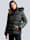 Alba Moda Prešívaná bunda s odnímateľnou kapucňou, Jedľová