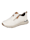 Liva Loop Sneakers avec glissière côté, Blanc