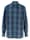 John F. Gee Hemd aus reiner Baumwolle, Marineblau