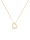 Halskette Herz Diamanten (0.04 Ct.) 585Er Gelbgold