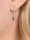 Ohrringe-Durchzieher mit Saphiren