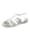Naturläufer Sandale mit Elasteinsatz im Fersenbereich, Weiß