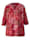 Tunika-Bluse mit Blätter-Print