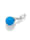 Giorgio Martello Charm synthetische Türkis Kugel mit Symbolkaft, Blau