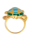 Schildkröten-Ring mit Emaille