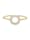 Ring Kreis Geo Diamant Verlobung 0.08 Ct. 375 Gelbgold