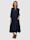 Paola Kleid in Stufen-Optik, Marineblau